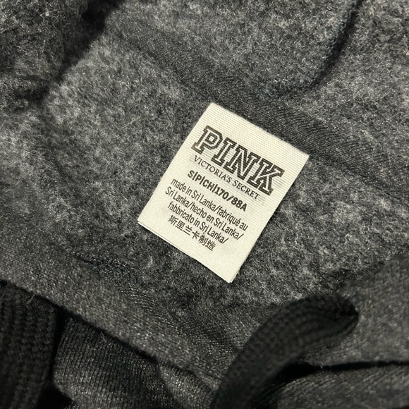 PINK Victoria's Secret Tops - Victoria Secret PINK. Hoodie. Charcoal grey in color. Size small